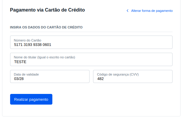 Estados de erro específicos por campo